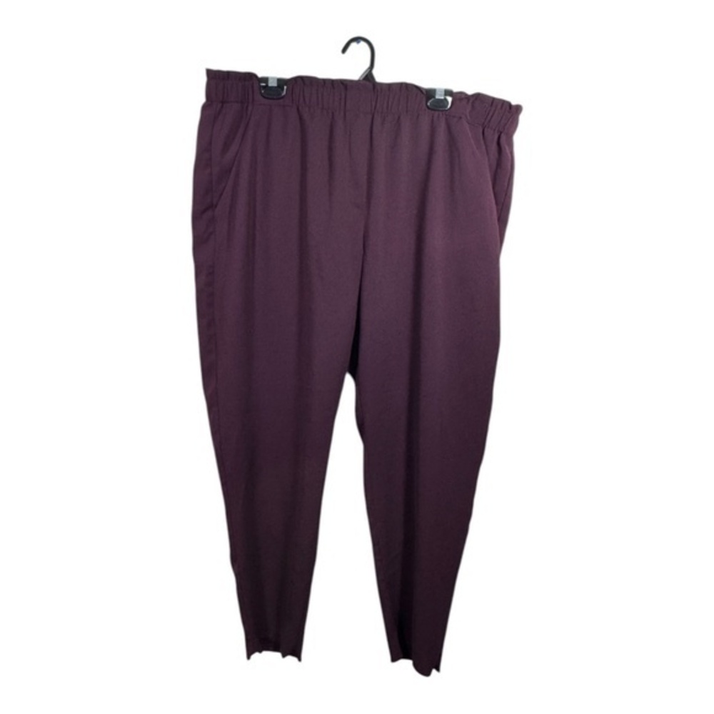 Reitmans Trouser Pants Womens Size 20 The Iconic Purple Pulll ON Polyester Casua